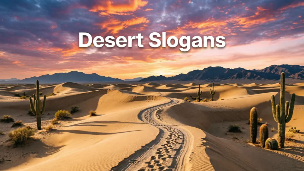 Desert Slogans