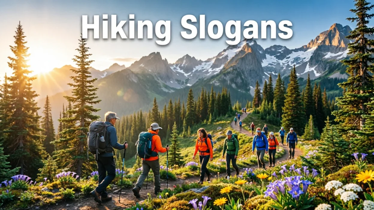 Hiking Slogans